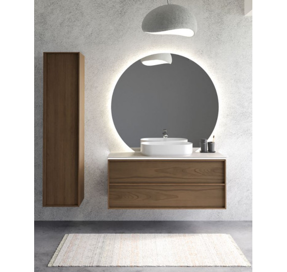 Kamė HOME vonios spintelė, be praustuvo 99x46x50, natūralaus ąžuolo lukštas