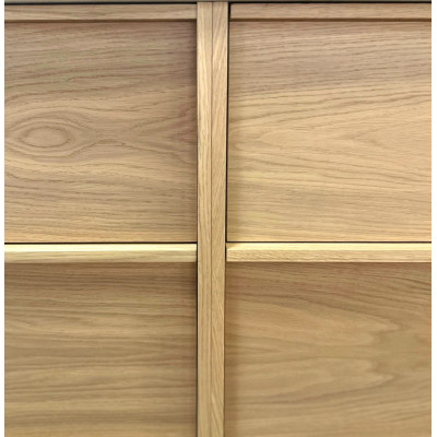 Kamė HOME vonios spintelė, be praustuvo 99x46x50, natūralaus ąžuolo lukštas