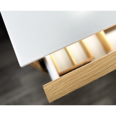 Kamė HOME vonios spintelė, be praustuvo 99x46x50, natūralaus ąžuolo lukštas