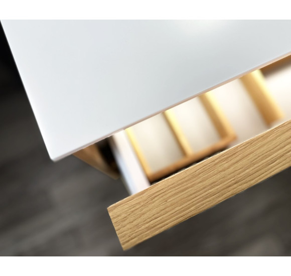 Kamė HOME vonios spintelė, be praustuvo 99x46x50, natūralaus ąžuolo lukštas