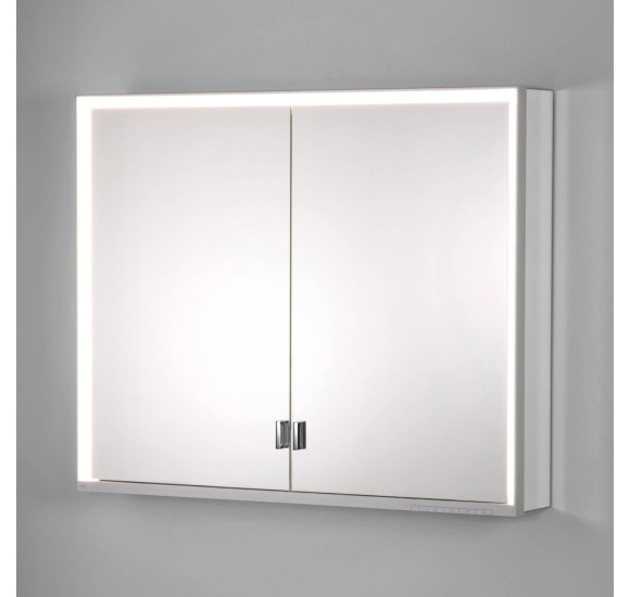 KEUCO Royal Lumos pakabinama veidrodinė spintelė su apšvietimu 90 x 73 x 13 cm, šoninė apdaila aliuminis anoduotas