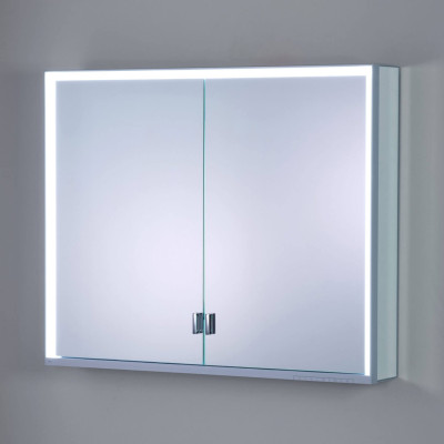 KEUCO Royal Lumos pakabinama veidrodinė spintelė su apšvietimu 90 x 73 x 13 cm, šoninė apdaila aliuminis anoduotas