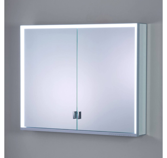 KEUCO Royal Lumos pakabinama veidrodinė spintelė su apšvietimu 90 x 73 x 13 cm, šoninė apdaila aliuminis anoduotas