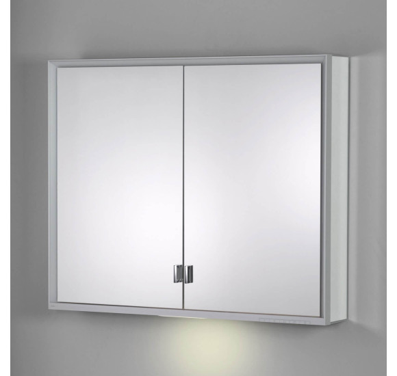 KEUCO Royal Lumos pakabinama veidrodinė spintelė su apšvietimu 90 x 73 x 13 cm, šoninė apdaila aliuminis anoduotas