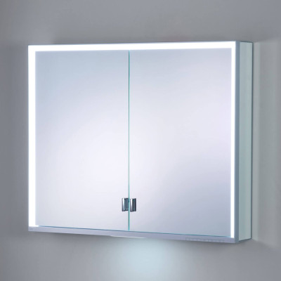 KEUCO Royal Lumos pakabinama veidrodinė spintelė su apšvietimu 90 x 73 x 13 cm, šoninė apdaila aliuminis anoduotas