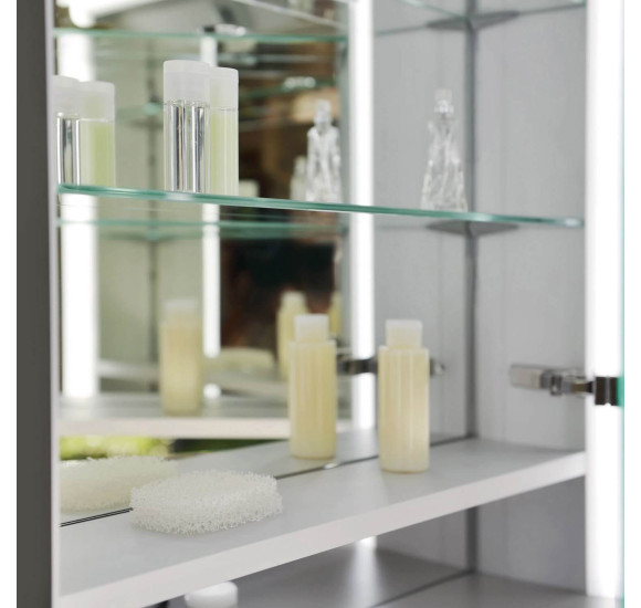 KEUCO Royal Lumos pakabinama veidrodinė spintelė su apšvietimu 120 x 73 x 13 cm, šoninė apdaila aliuminis anoduotas