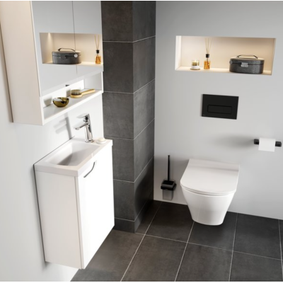 Ravak MC Classic II veidrodinė spintelė 70 x 14 x 76 cm, su LED apšvietimu, balta šoninė apdaila