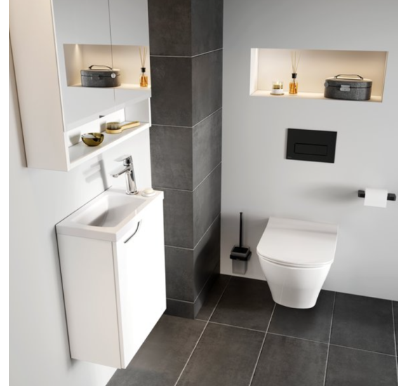 Ravak MC Classic II veidrodinė spintelė 70 x 14 x 76 cm, su LED apšvietimu, balta šoninė apdaila