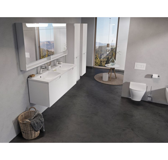 Ravak MC Classic II veidrodinė spintelė 80 x 14 x 76 cm, su LED apšvietimu, balta šoninė apdaila