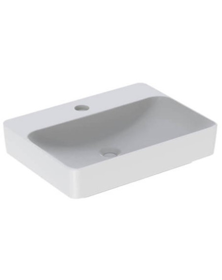 Geberit VARIFORM pastatomas praustuvas, stačiakampis su skyle maišytuvui, 60 cm