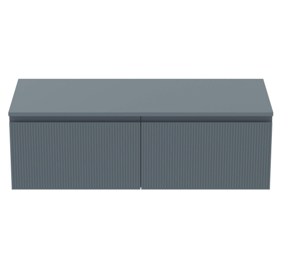 Ideal Standard Finesse pakabinama spintelė praustuvui su stalviršiu ir dviem stalčiais, 120 x 50 cm, pasirinkite spalvą