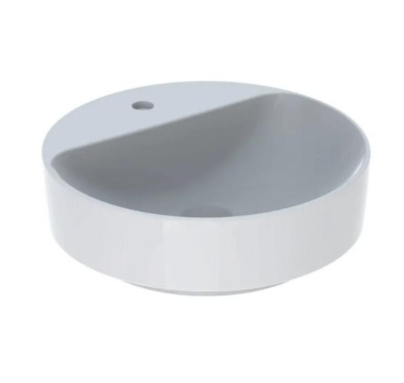 Geberit VARIFORM pastatomas praustuvas, apvalus su skyle maišytuvui, 45 cm