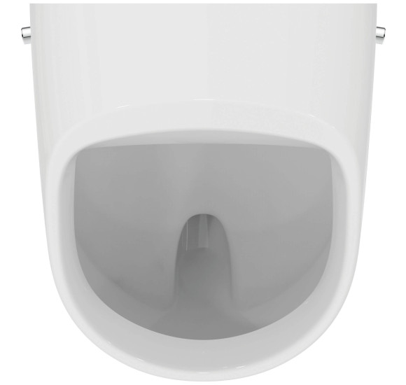 Ideal Standard Connect pisuaras su integruotu sensoriumi ir nuleidimo mechanizmu, baterija, baltos blizgios spalvos