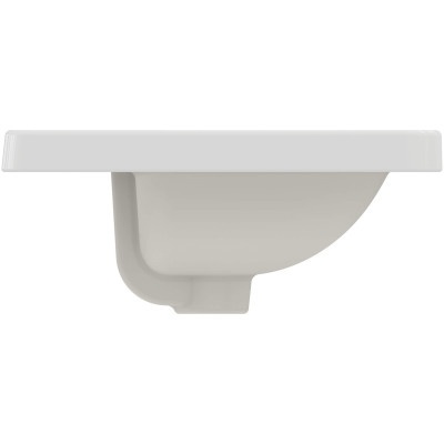 Ideal Standard CONNECT į stalviršį įleidžiamas praustuvas, 58 cm, su skyle maišytuvui, baltos blizgios spalvos