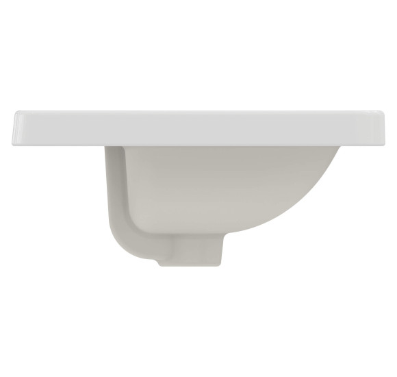 Ideal Standard CONNECT į stalviršį įleidžiamas praustuvas, 58 cm, su skyle maišytuvui, baltos blizgios spalvos