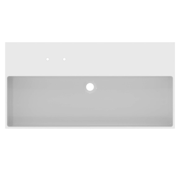 Ideal Standard Solos Vanity Basin pakabinamas praustuvas 1015x515x120 mm, su 2 skylėm maišytuvui, pasirinkite spalvą