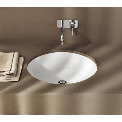 Geberit VariForm po stalviršiu montuojamas praustuvas, apvalus, 33 cm