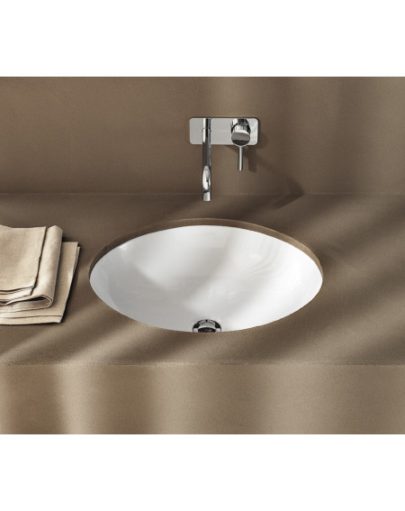 Geberit VariForm po stalviršiu montuojamas praustuvas, apvalus, 33 cm