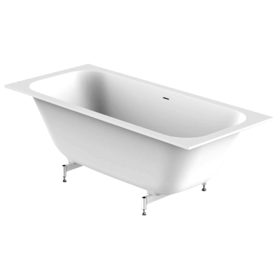 Balteco Xonyx akmens masės vonia VIGO 170x75 cm, baltos matinės spalvos