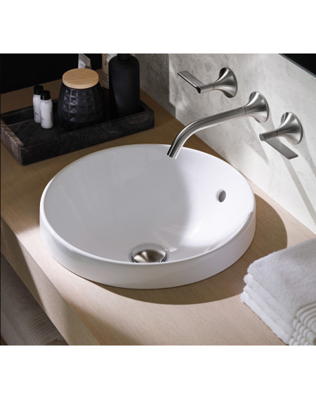 Geberit VARIFORM įleidžiamas praustuvas, apvalus, 40 cm