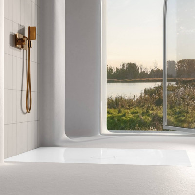 BetteAir plieninis dušo padas, 90x90cm, pasirinkite spalvą