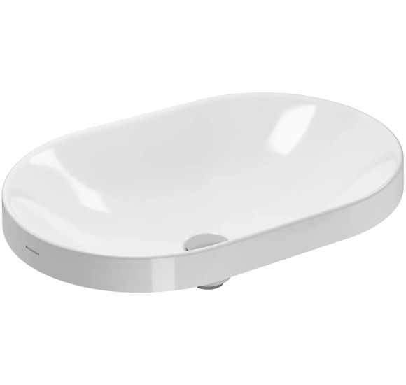 Geberit VARIFORM įleidžiamas praustuvas, elipsė, 60 cm