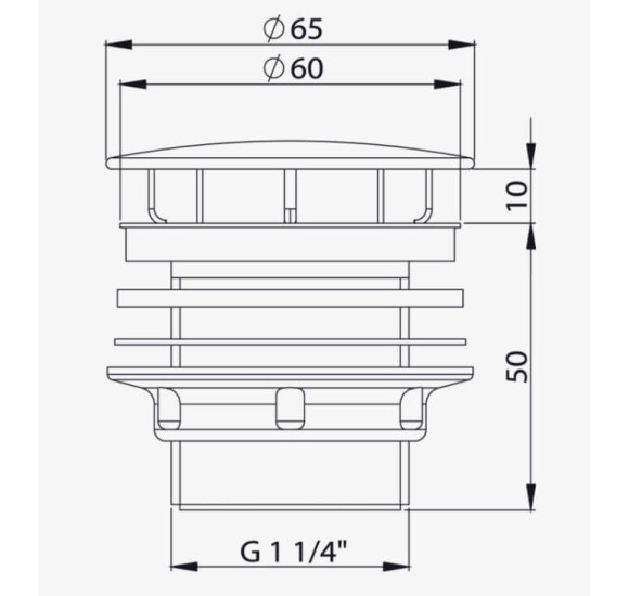 Bette fiksuotas dugno vožtuvas su emaliuotu dangteliu, pasirenkamos spalvos