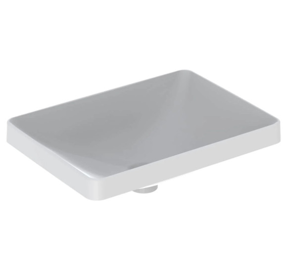 Geberit VARIFORM įleidžiamas praustuvas, stačiakampis, 55 cm