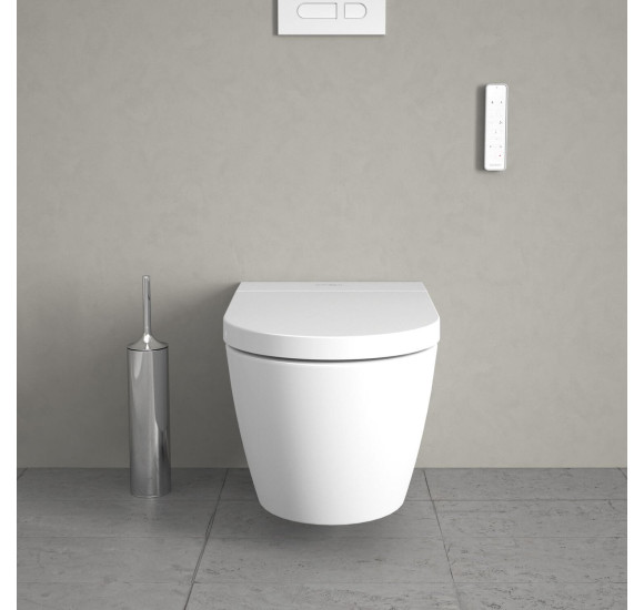 Duravit SensoWash® Starck f Lite Compact pakabinamas išmanus klozetas su "Soft Close" dangčiu