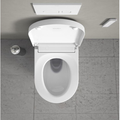 Duravit SensoWash® Starck f Lite Compact pakabinamas išmanus klozetas su "Soft Close" dangčiu