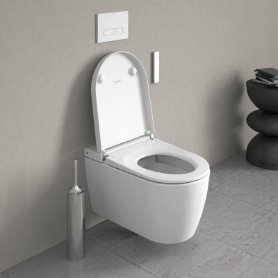 Duravit SensoWash® Starck f Lite Compact pakabinamas išmanus klozetas su "Soft Close" dangčiu