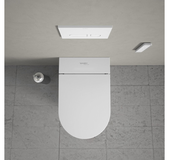 Duravit SensoWash® Starck f Lite Compact pakabinamas išmanus klozetas su "Soft Close" dangčiu