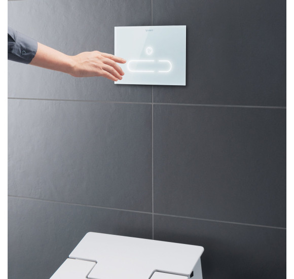 Duravit sensorinis WC nuleidimo mygtukas A2, baltas stiklas