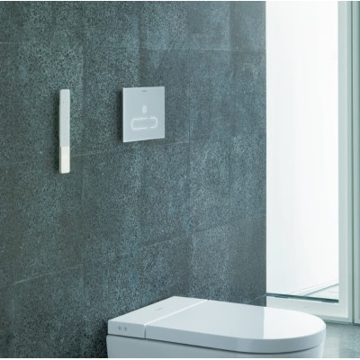 Duravit sensorinis WC nuleidimo mygtukas A2, baltas stiklas