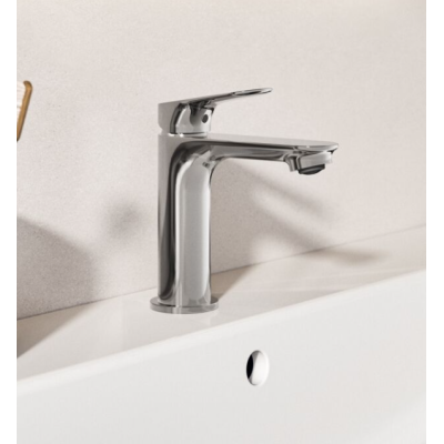 Ideal Standard CeraLife O H100 maišytuvas praustuvui su „click-clack“ dugno vožtuvu, chromo spalvos