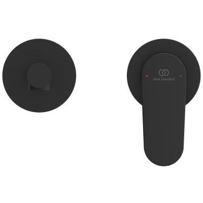 Ideal Standard CeraLife O potinkinis praustuvo maišytuvas, 180 mm snapas, juoda matinė spalva