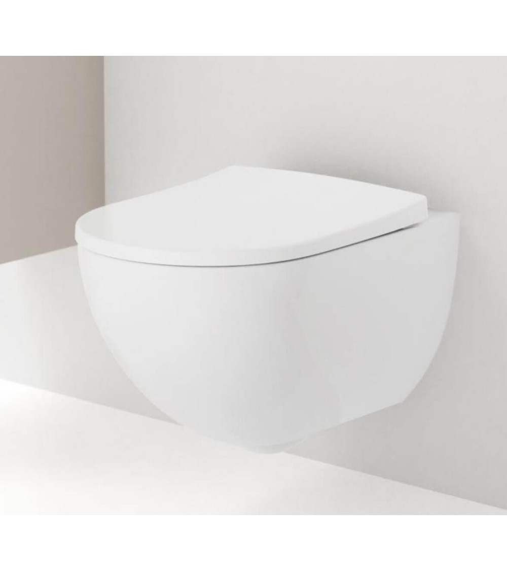 Geberit Acanto Pakabinamas klozetas be dangčio, Rimfree