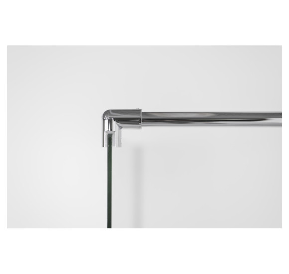 IŠPARDAVIMAS. Brasta Glass dušo sienelė (kampinis laikiklis) 750x2000mm, skaidrus 6mm stiklas