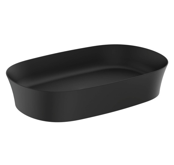 Ideal Standard Ipalyss E1396V3 ant stalviršio pastatomas praustuvas 60 cm, juodos matinės spalvos