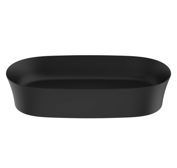 Ideal Standard Ipalyss E1396V3 ant stalviršio pastatomas praustuvas 60 cm, juodos matinės spalvos