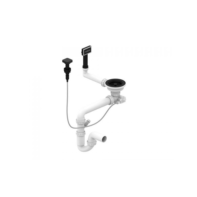 ALVEUS Cadit 10 granitinė plautuvė (Black Edition)