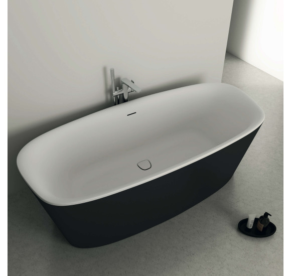 Ideal Standard Dea K8721V3 laisvai pastatoma akrilinė vonia 180x80 cm, juodos matinės spalvos