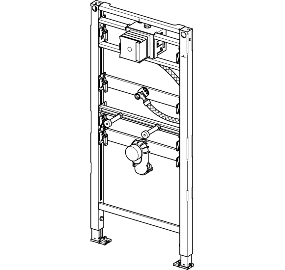 Viega Prevista Dry potinkinis pisuaro rėmas, 1120x500x100 mm