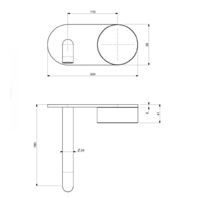 QD MagistroLab ETERNAL progresyvinis maišytuvas su marmuro rankenėle