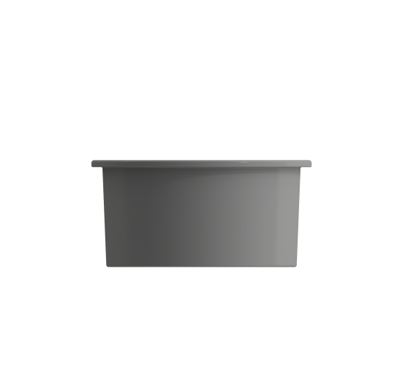 IŠPARDAVIMAS. Bocchi Sotto keramikinė virtuvinė plautuvė 50cm, montuojama iš apačios, pilka