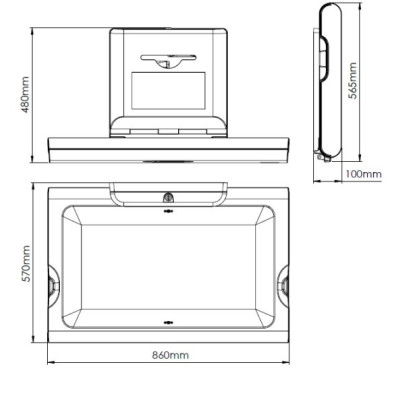 Mediclinics horizontali, atlenkiama vystymo lenta