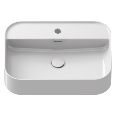 Ravak keraminis praustuvas Ceramic Slim R Shelf, su anga perpildymui