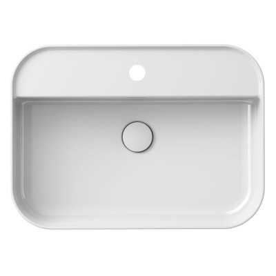 Ravak keraminis praustuvas Ceramic Slim R Shelf, su anga perpildymui