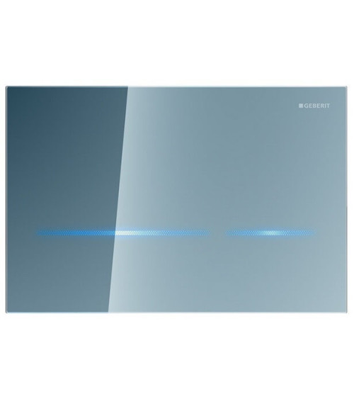 Geberit Sigma80 elektroninis vandens nuleidimo klavišas be transformatoriaus, metalizuotas stiklas