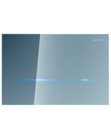 Geberit Sigma80 elektroninis vandens nuleidimo klavišas be transformatoriaus, metalizuotas stiklas